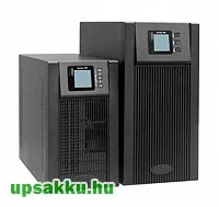SPS MID 3000I 1.0 Online tower LCD UPS szünetmentes tápegység (felújított új akkuval, jótálással) 